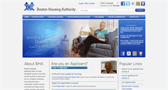 Desktop Screenshot of bostonhousing.org