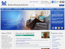 Tablet Screenshot of bostonhousing.org